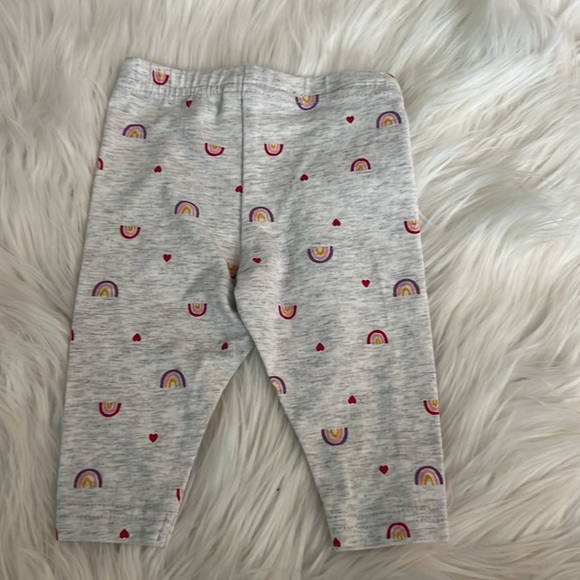 Child of Mine  Pink Little Sister Rainbow Sweatshirt & Pants Size 0-3 Months - Picture 6 of 8